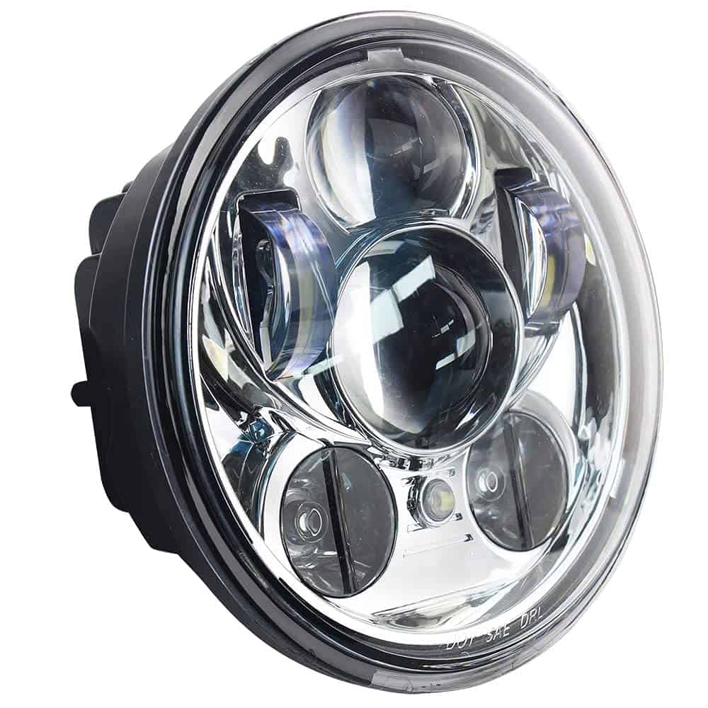 Faros LED cromados Eagle Lights 5 3/4" para modelos Yamaha - Imagen 5