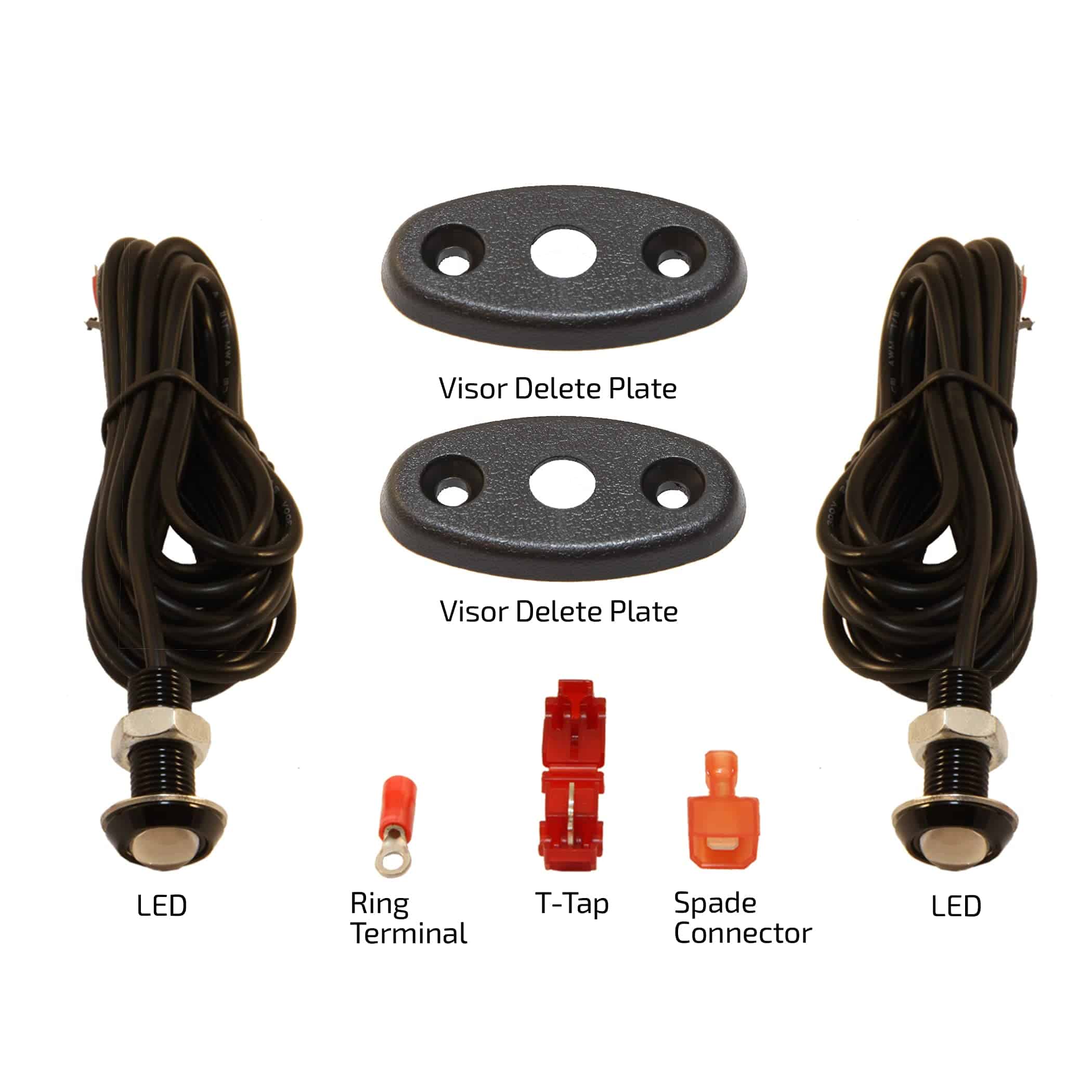 Juego de dos viseras LED para 1990-2005 Miatas (Blanco Frío) - Imagen 4