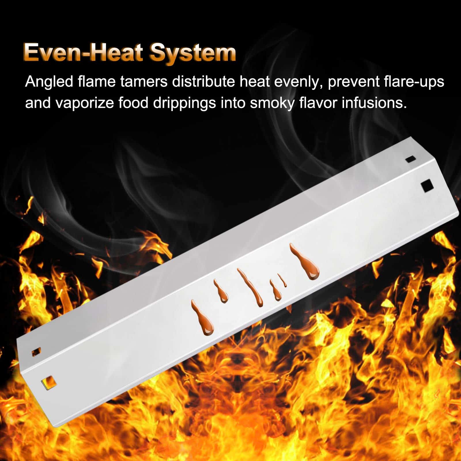 Placas de Calor de Repuesto Adviace para Parrillas Char - Imagen 8