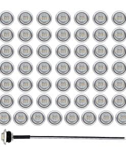 Luces de Marcador Lateral y Señal de Giro LED Ámbar Claro