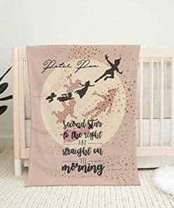 Manta para bebé de Peter Pan de Minky - Regalo de vivero