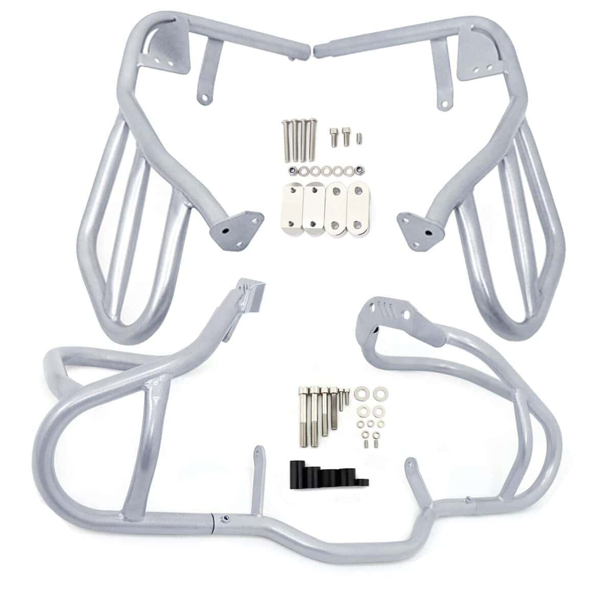 Worldmotop Engine Highway Guard Crash Bars -Plata