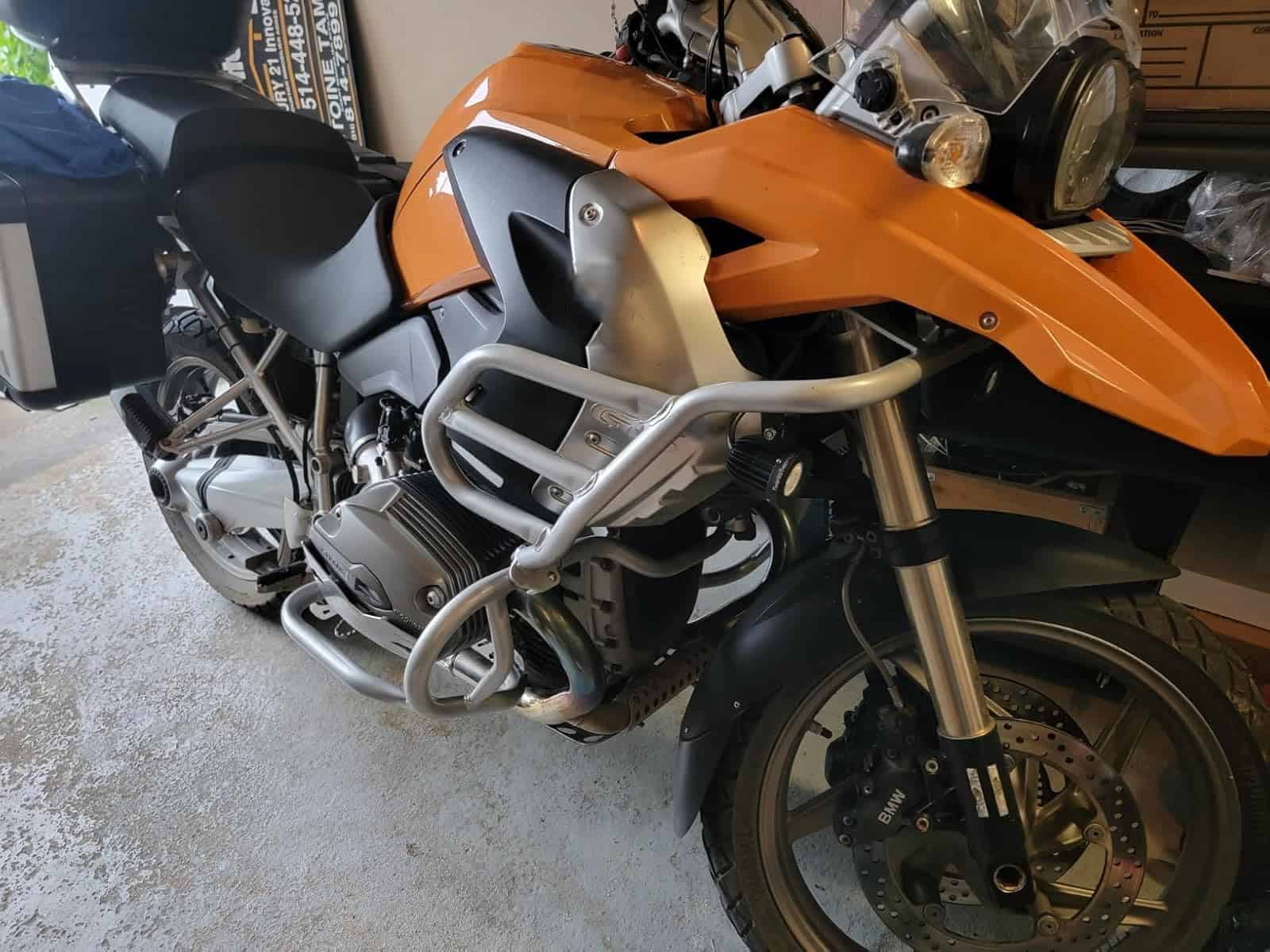 Worldmotop Engine Highway Guard Crash Bars -Plata - Imagen 4