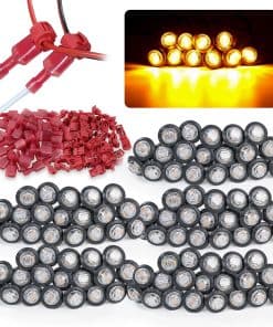 Luces de Marcador Lateral de 3/4 Pulgada Claras con Lente