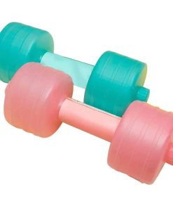 Juego de 2 mancuernas rellenables de agua Faruxue, pesas
