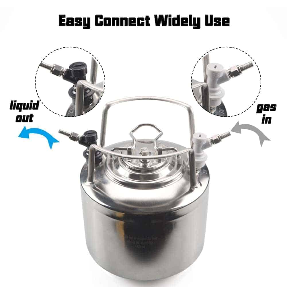 Conjunto de Conexión Rápida para Barriles de Maíz PERA CO2 - Imagen 6