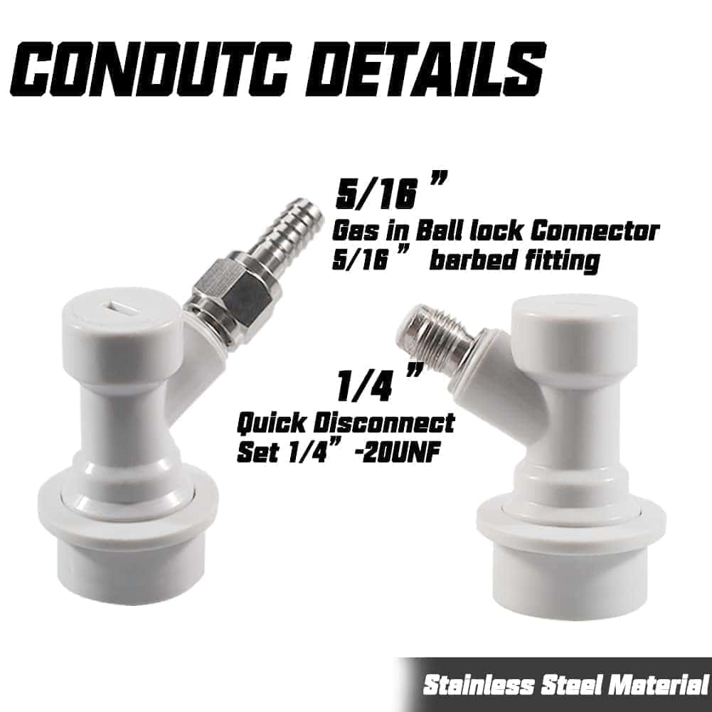 Conjunto de Conexión Rápida para Barriles de Maíz PERA CO2 - Imagen 4