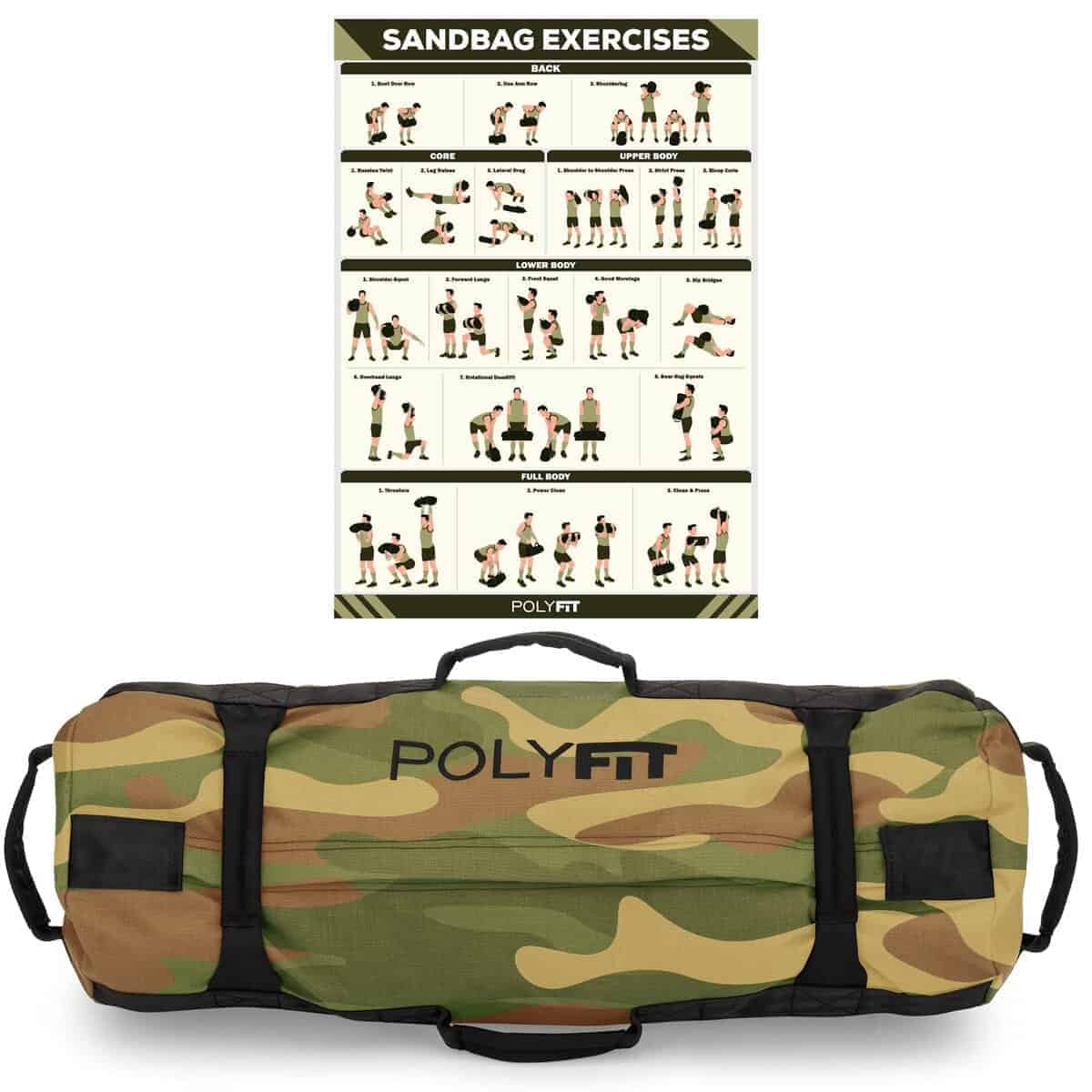 Bolsa de Arena de Entrenamiento Polyfit -CAMO