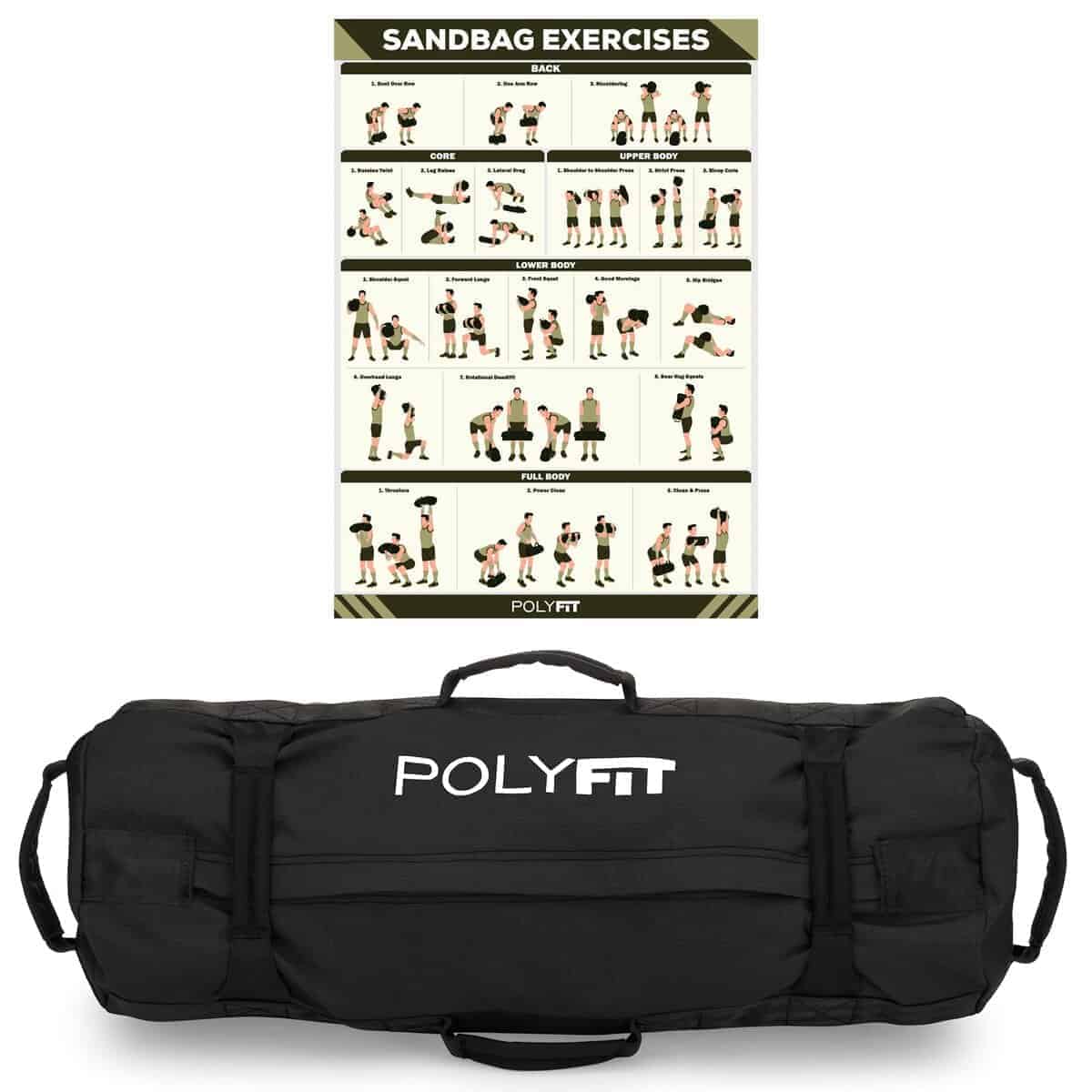 Bolsa de arena Polyfit para entrenamiento físico - Bolsas