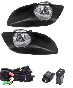 Par de Luces de Niebla Claras de Parachoques para Yaris 4Dr