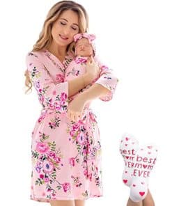 Set de bata y pañalero ECO BABY Mommy and Me | Bata de