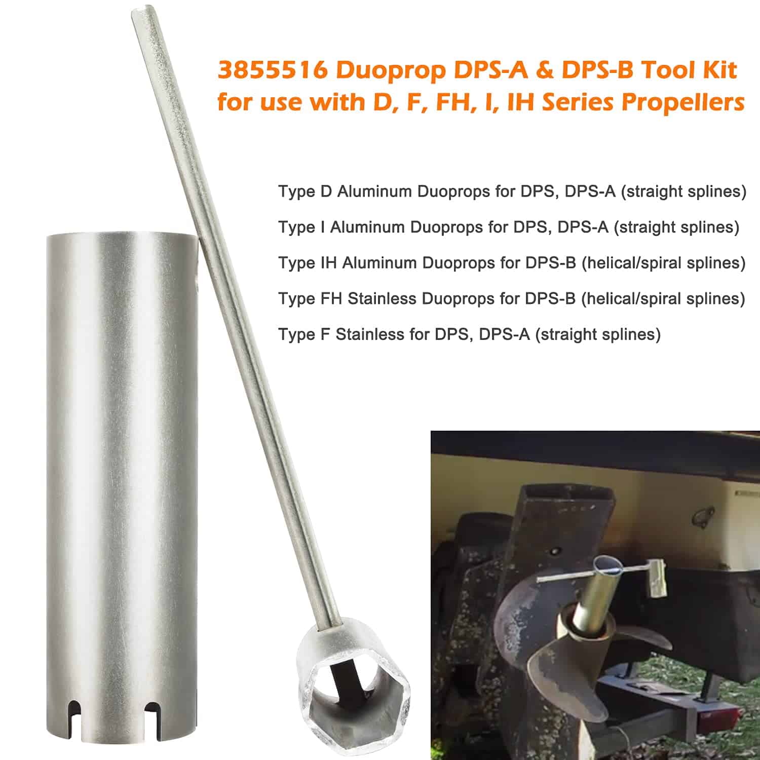 Juego de Herramientas para Hélices Volvo Penta D F Duoprop - Imagen 4