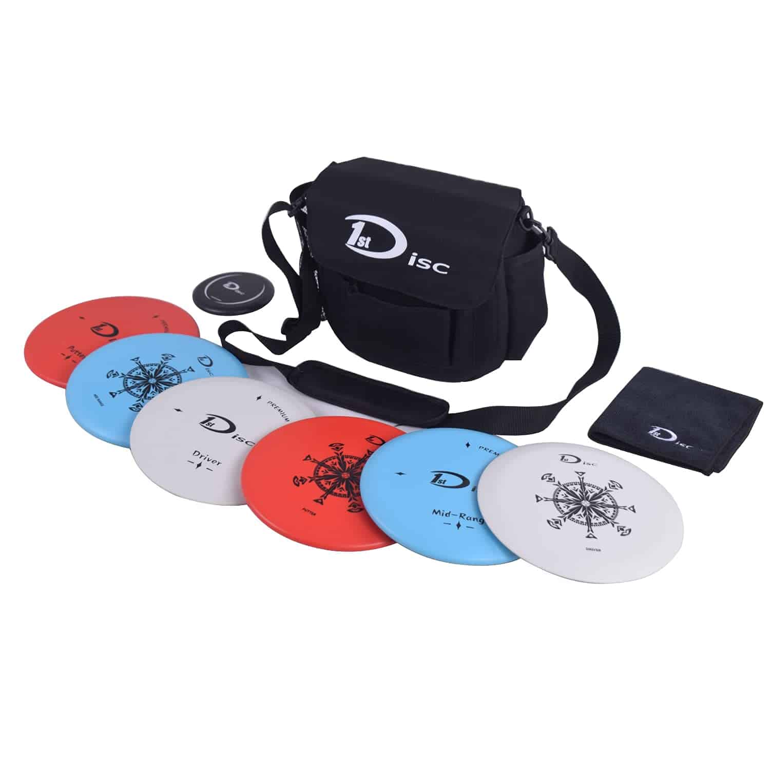 Set de Inicio de Disc Golf - 2 Discos para Putter, 2 Discos