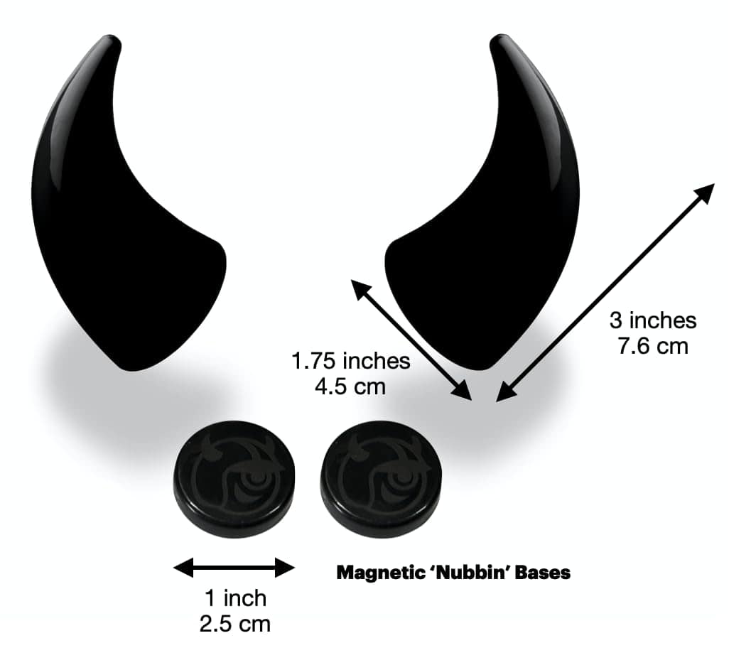 Cuernos de Diablo para Casco Helmet Flair MagNeatOhz Large - Imagen 4