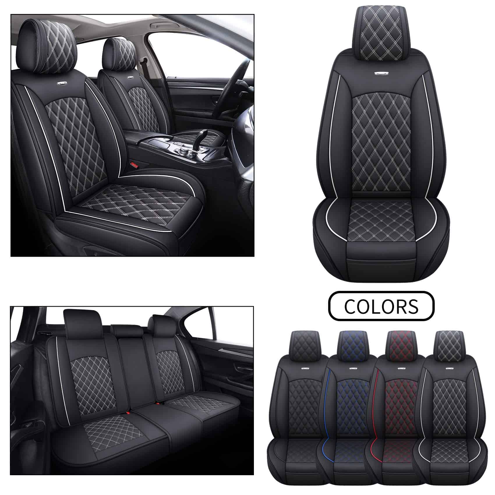Fundas de Asiento para Coche YIERTAI Universal Compatible - Imagen 3