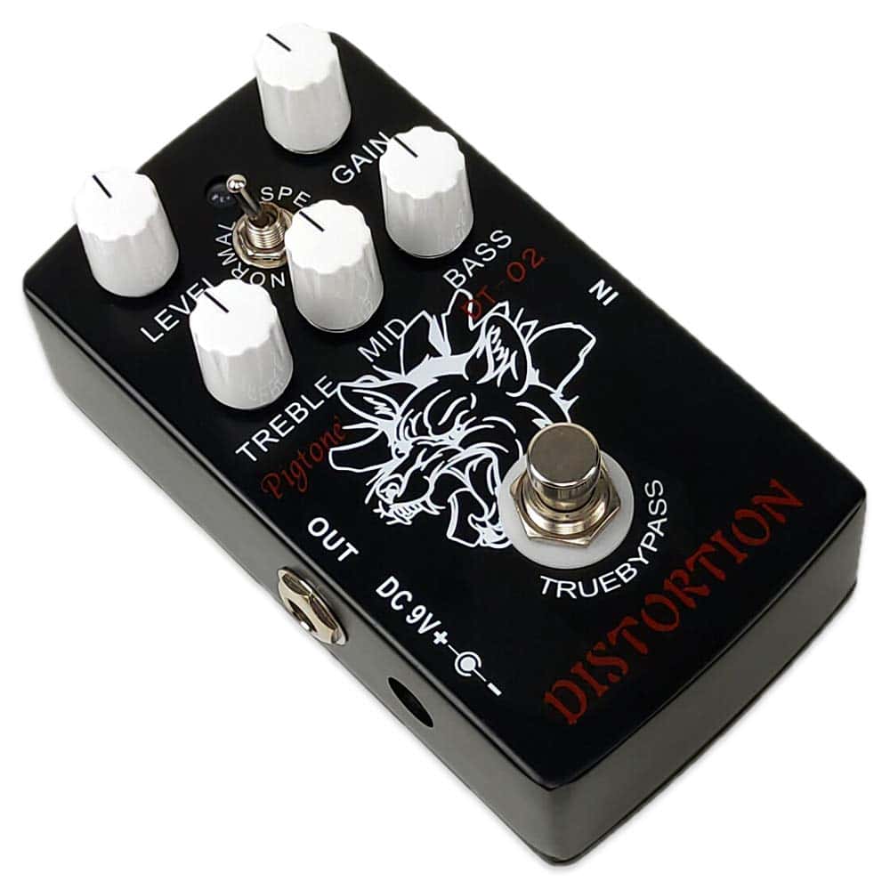 Pedal de Efecto de Guitarra Overdrive -Negro