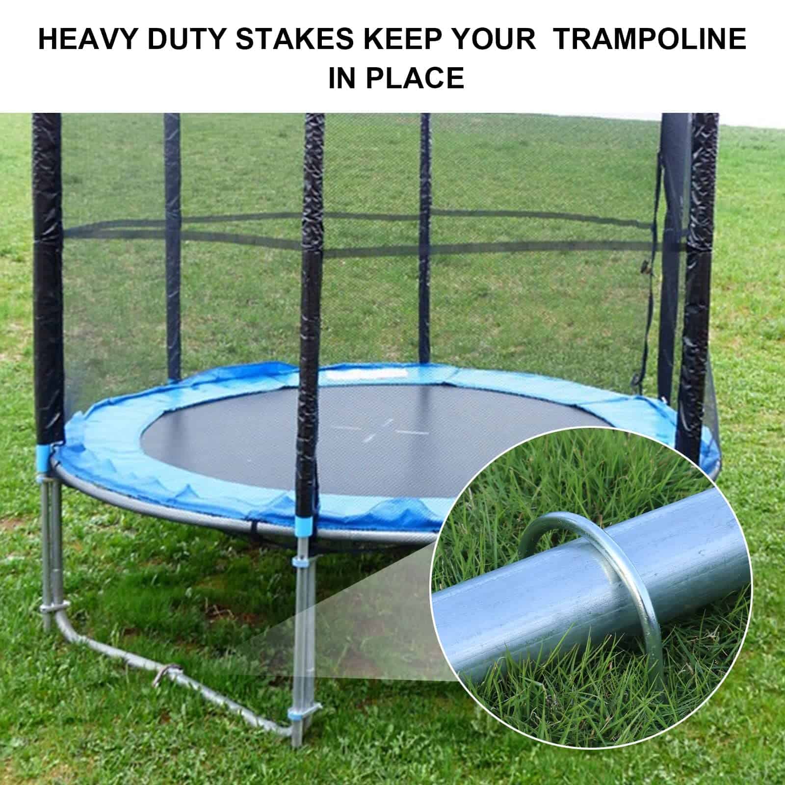 Estacas para Trampolines de Viento Pesado en forma de U con - Imagen 5