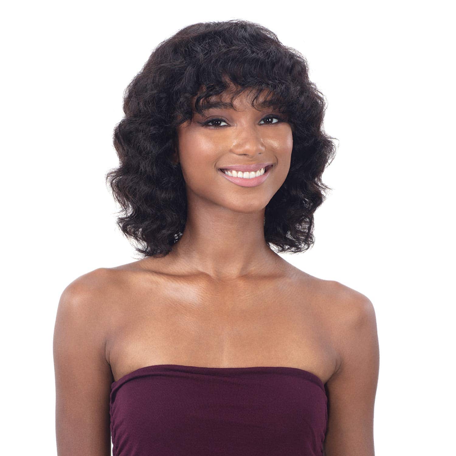 Pelucas de cabello 100% Remy Saga - BESS (Negro 1B)