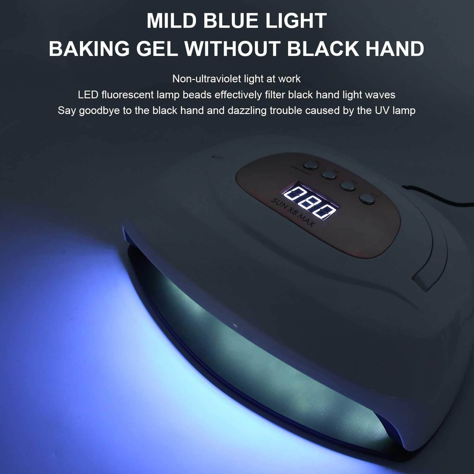 Secador de uñas de 150W, lámpara secadora de uñas LED, - Imagen 10