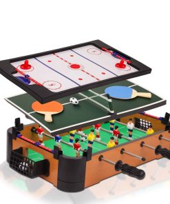 Juego de Mesa 3 en 1 Point Games, Futbolito, Air Hockey,