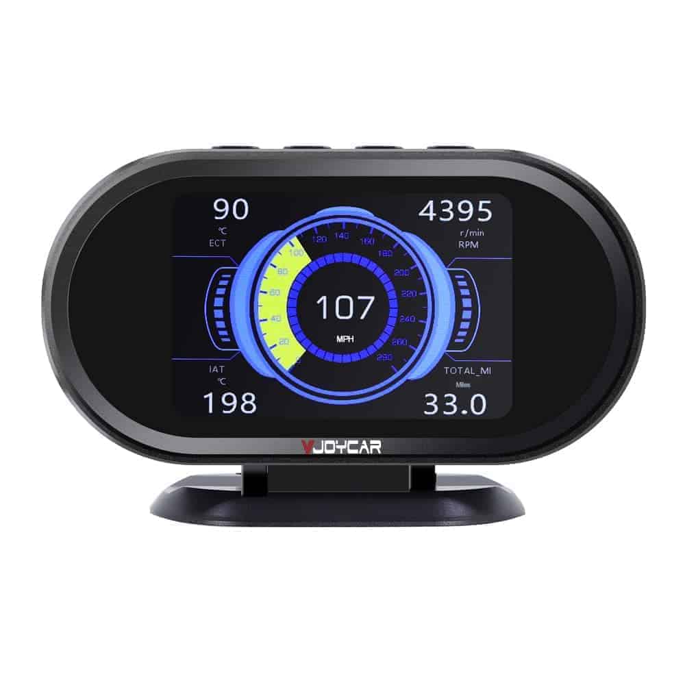 VJOYCAR V70 OBD2 Gauge Cluster HUD Heads Up Display,