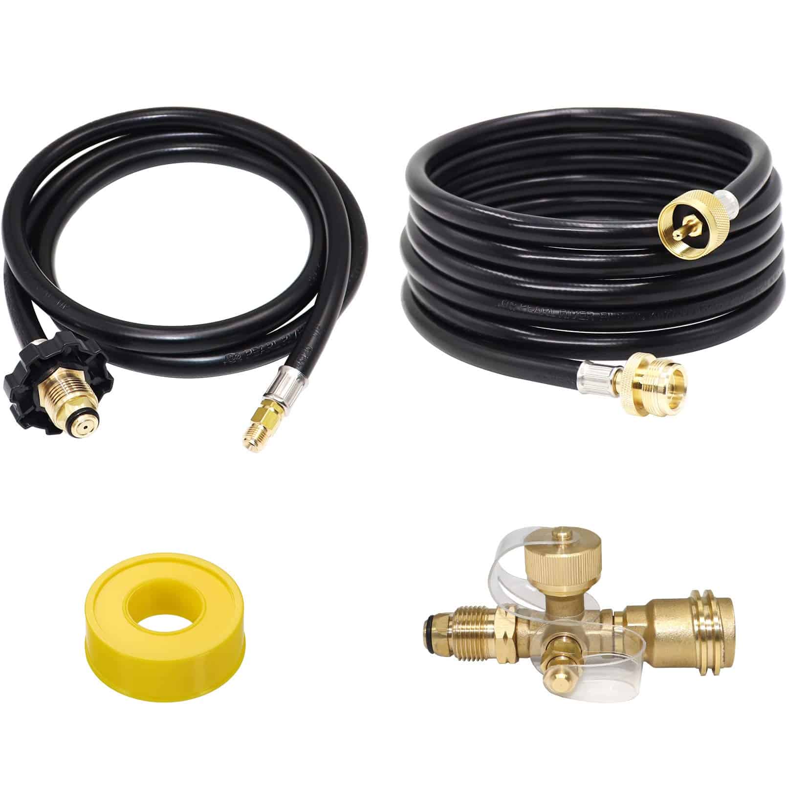 Kit de Adaptador de T de Latón de Propano Azdele Extend A