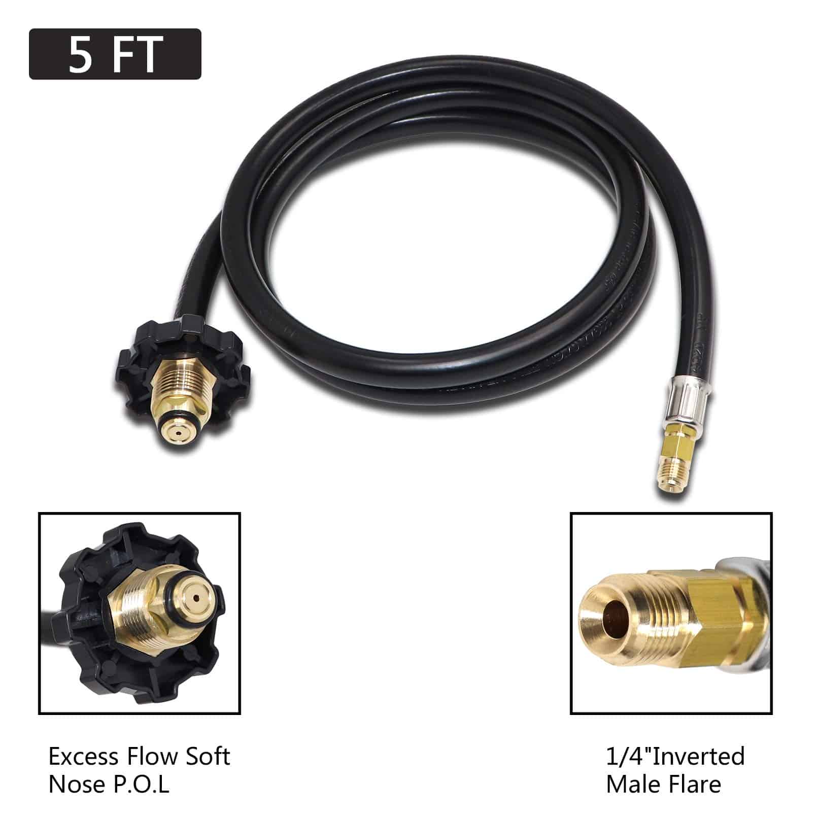 Kit de Adaptador de T de Latón de Propano Azdele Extend A - Imagen 4