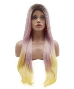 Pelucas con encaje sintético de alta densidad resistentes