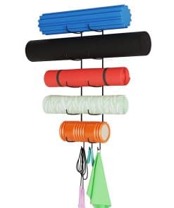 Soporte de Pared para Tapete de Yoga Wallniture Guru con 3