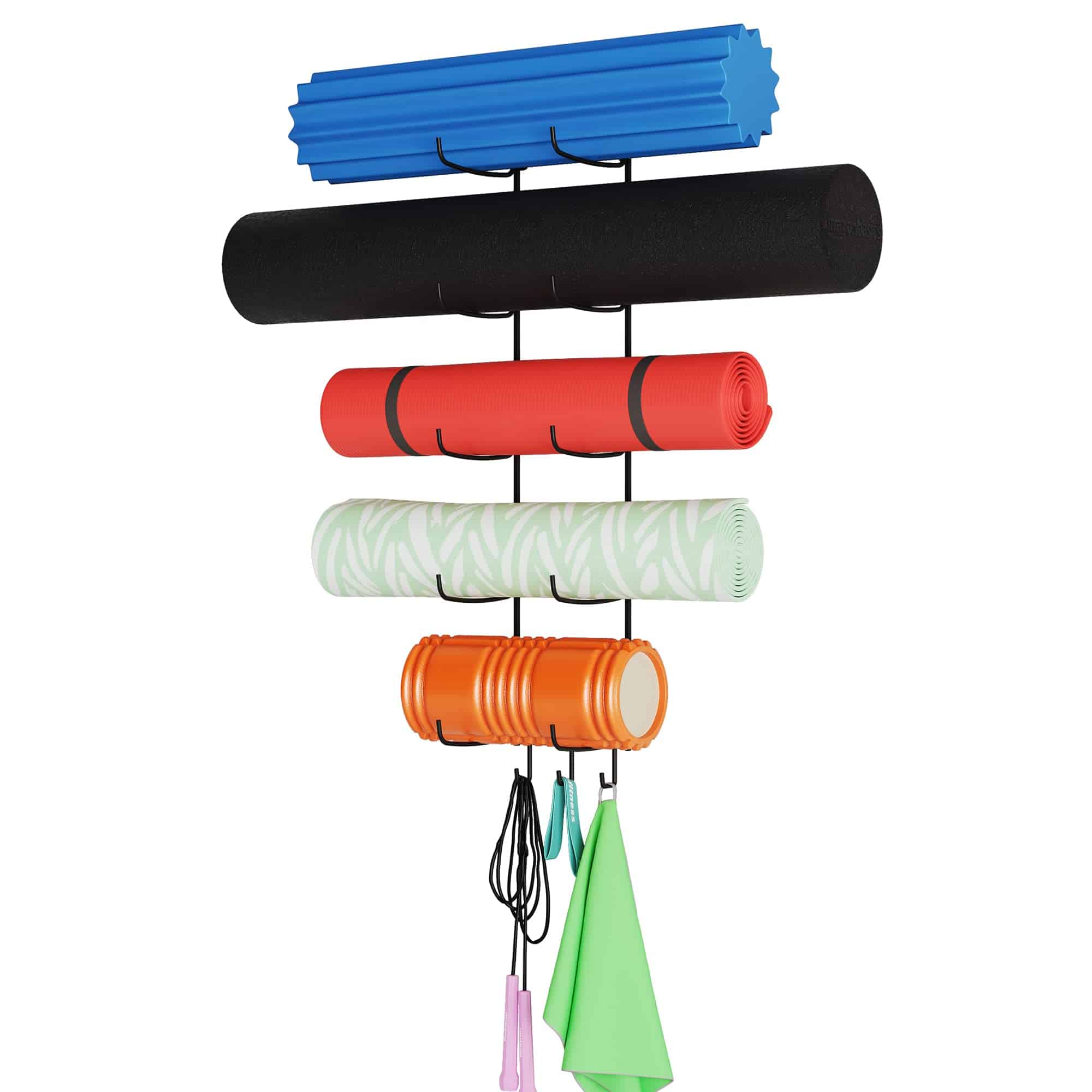 Soporte de Pared para Tapete de Yoga Wallniture Guru con 3