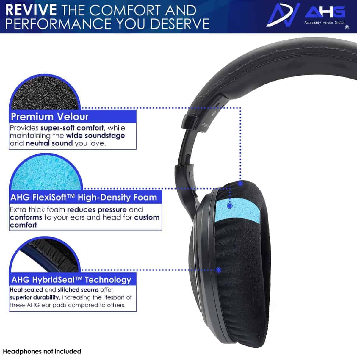 Almohadillas de Repuesto Premium HD 598 / HD 599 Compatible - Imagen 4