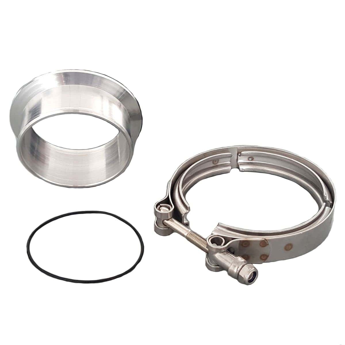 Juego de Brida y Abrazadera V-band de Aluminio de 3,5" para - Imagen 4