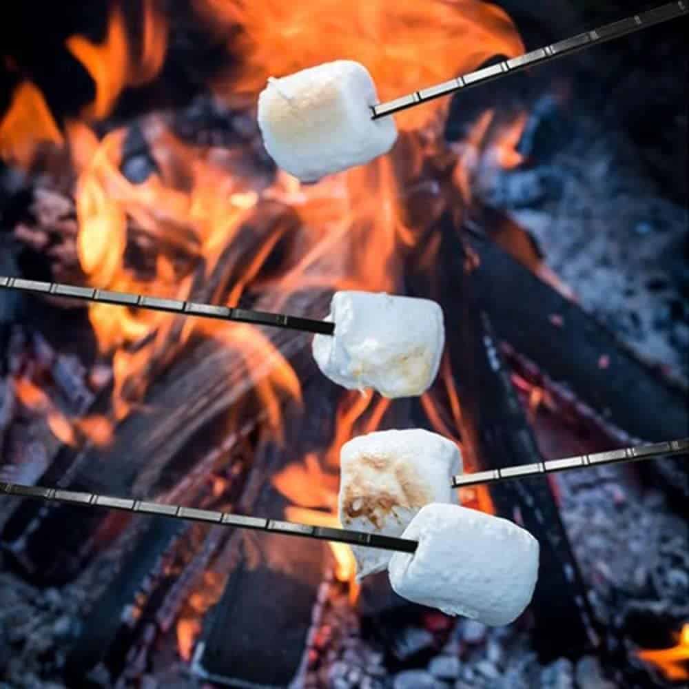 Set de 4 pinchos para malvaviscos/salchichas antiadherentes - Imagen 3