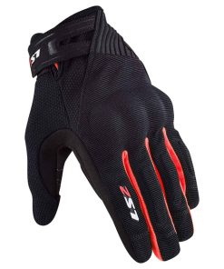 Guante LS2 Helmets Men's Dart 2 Touring (Negro/Rojo -