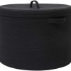 Canasta de almacenamiento extra grande de 20" -Todo Negro