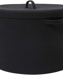 Canasta de almacenamiento extra grande de 20" -Todo Negro