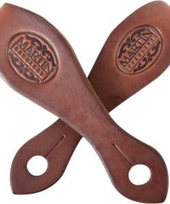 Slobber Straps de Cuero de Enverjado de Chocolate Martin