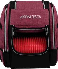 Mochila de Disc Golf Axiom Discs Voyager Lite (Rojo Brezo)