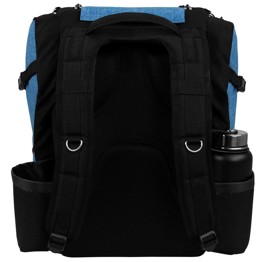 Mochila de Disc Golf Axiom Discs Voyager Lite (Azul Heather) - Imagen 6