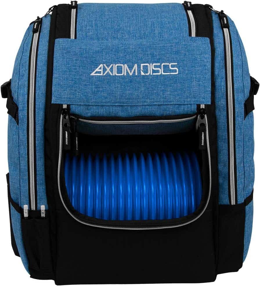 Mochila de Disc Golf Axiom Discs Voyager Lite (Azul Heather)