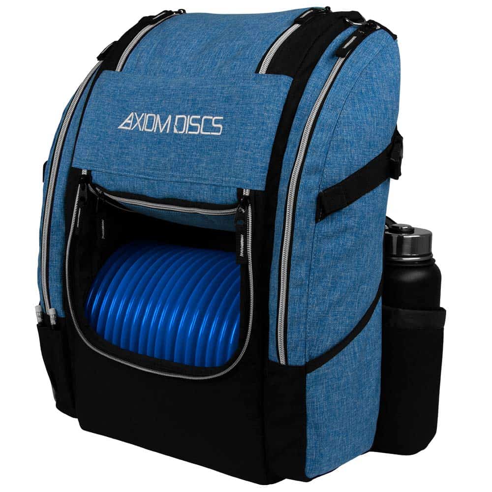 Mochila de Disc Golf Axiom Discs Voyager Lite (Azul Heather) - Imagen 5
