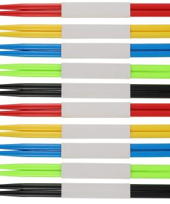 Baquetas de nylon 5A, 10 pares con mangos antideslizantes,