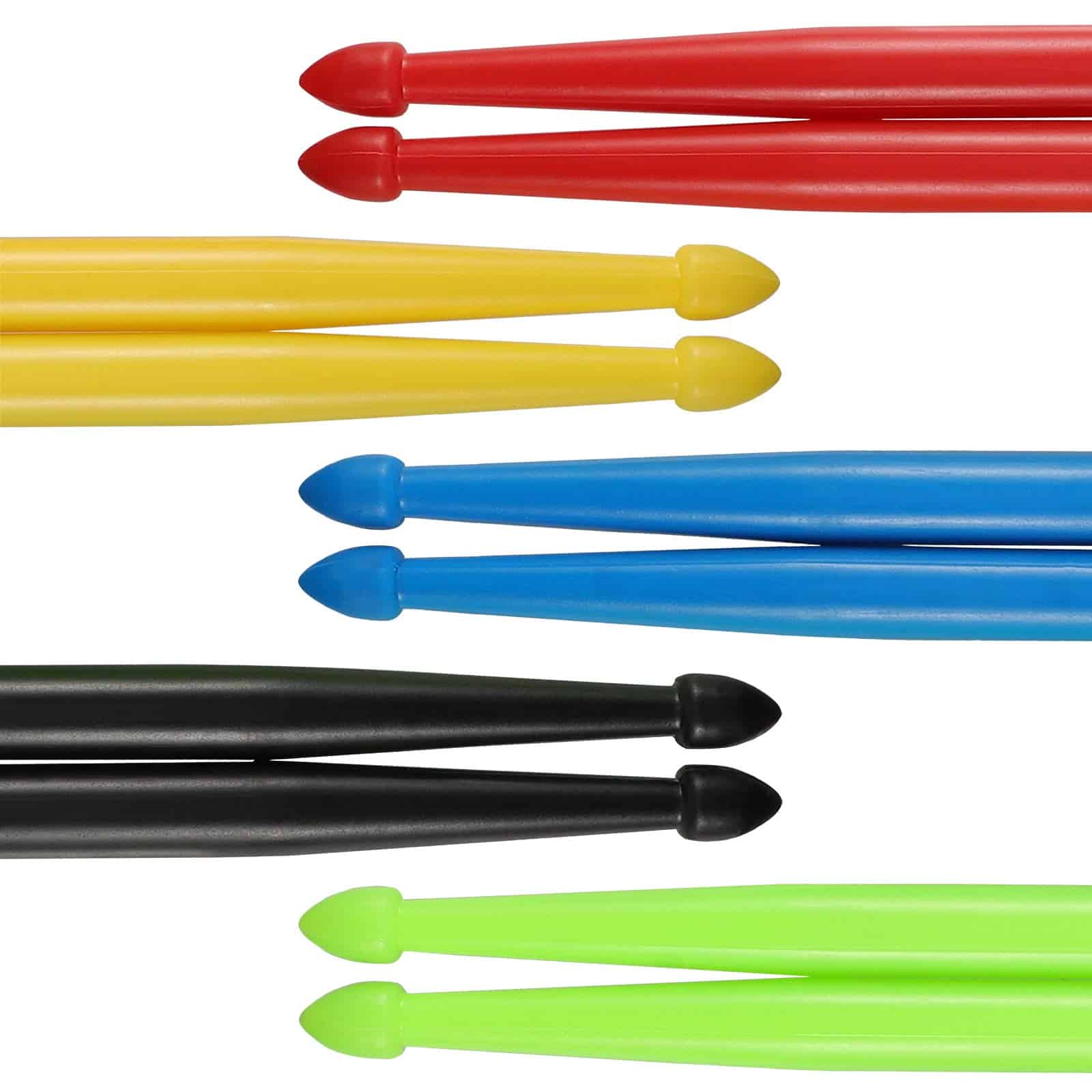 Baquetas de nylon 5A, 10 pares con mangos antideslizantes, - Imagen 6