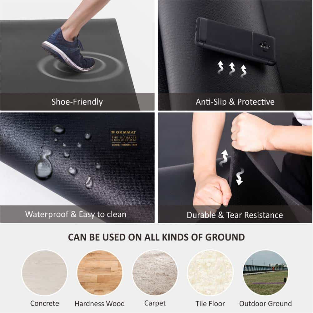 Tapete de Ejercicio Grande GXMMAT -Gris Cool - Imagen 5