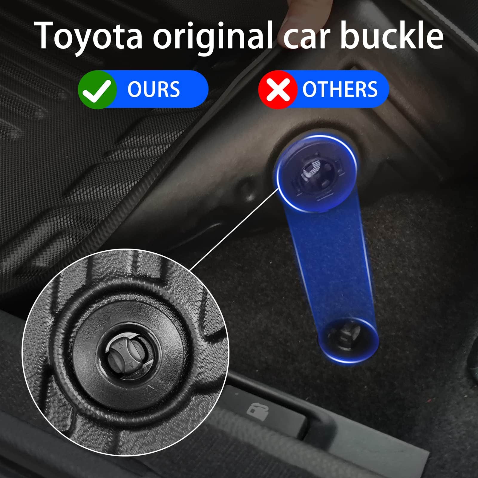 Tapetes de automóvil para Toyota C-HR 2018-2024 CHR, - Imagen 5