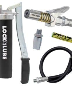 Pistola de grasa LockNLube Easy-Prime con palanca. Incluye