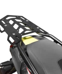 Soporte de equipaje de cremallera trasera para motocicleta