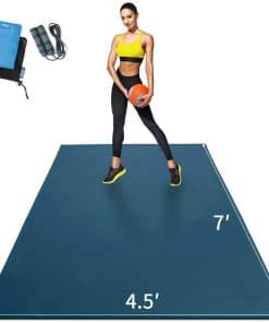 Tapete de Ejercicio Extra Grande MRO para -Azul