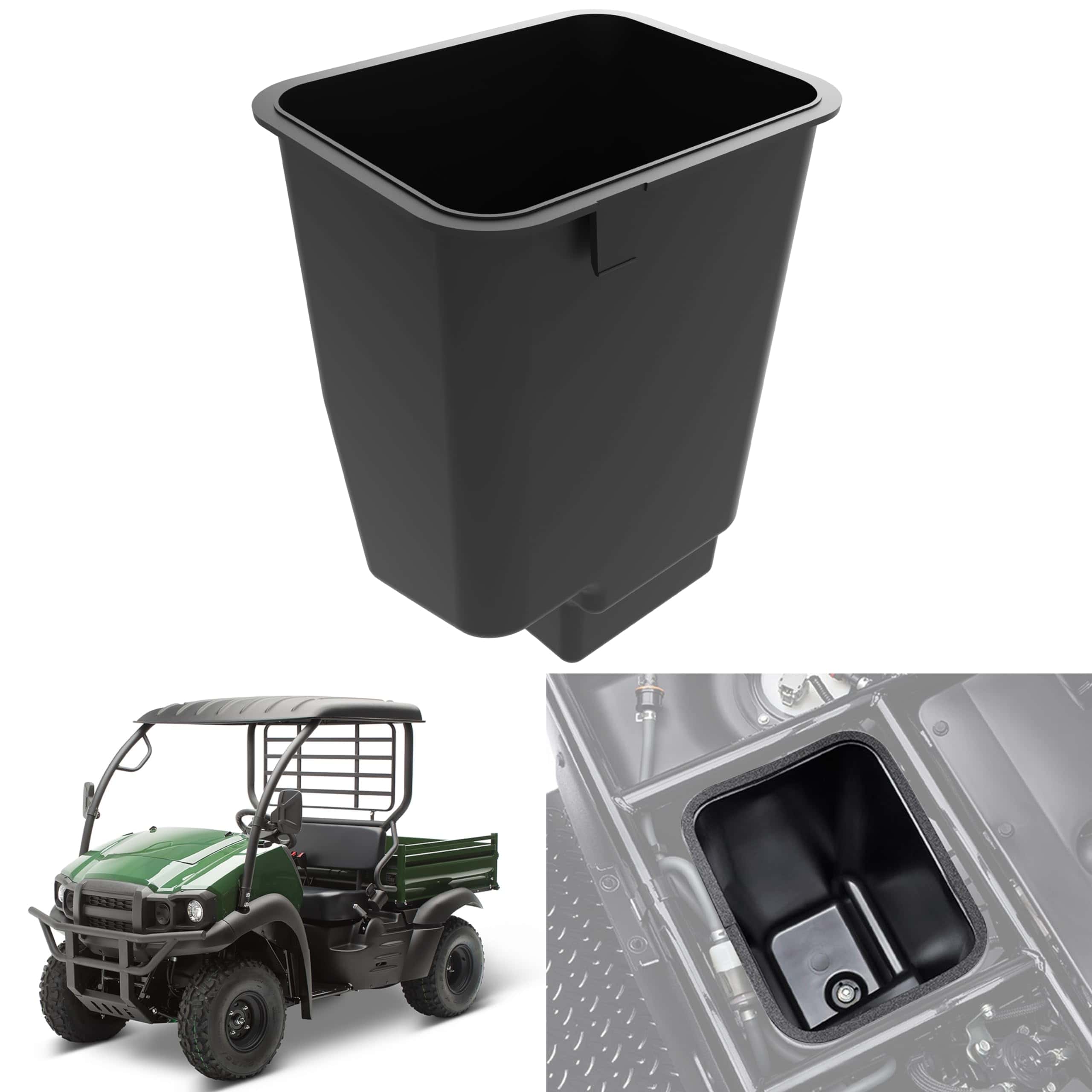 SAUTVS Caja de Almacenamiento bajo el Asiento para Mule,