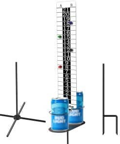 Marcador Metálico Magnético de Cornhole con Portavasos -